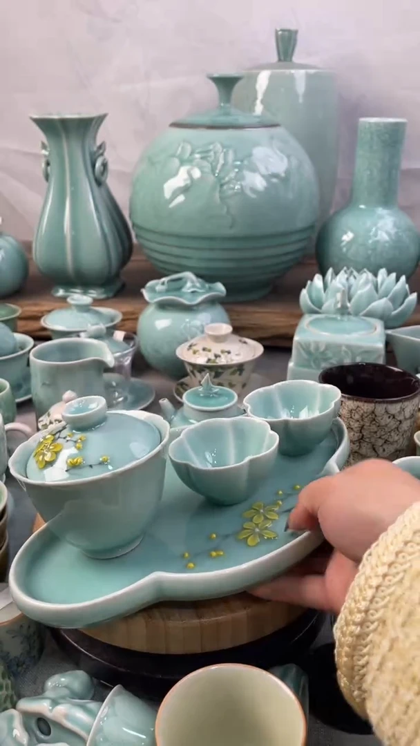 【闪购商品】特价福利 微瑕 慧仙青瓷