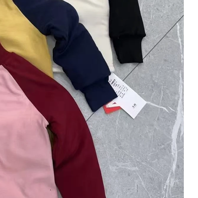 韩 2024【X】12月23日 男童女童时尚粉色保暖打底衫1297-1-