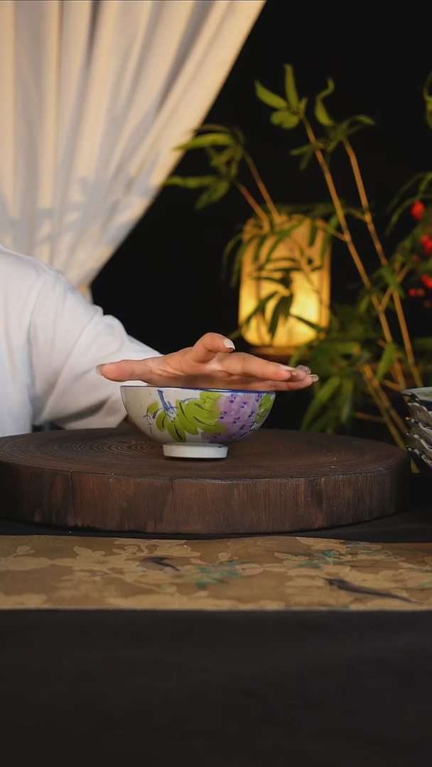 碗景德镇手工手绘高温釉下彩可进蒸箱烤箱微波炉洗碗机