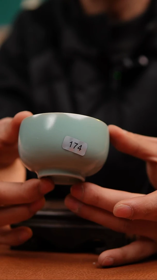 【闪购商品】瓷片原产地原矿仿古罗汉杯微瑕福利