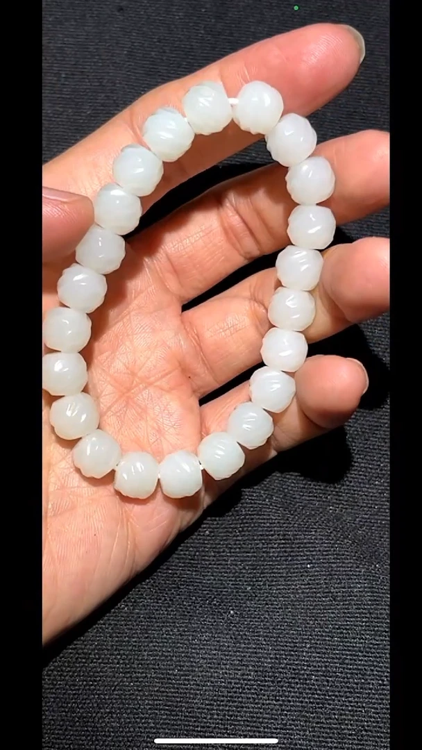 手串未镶嵌和田玉pz604-22和田玉手串