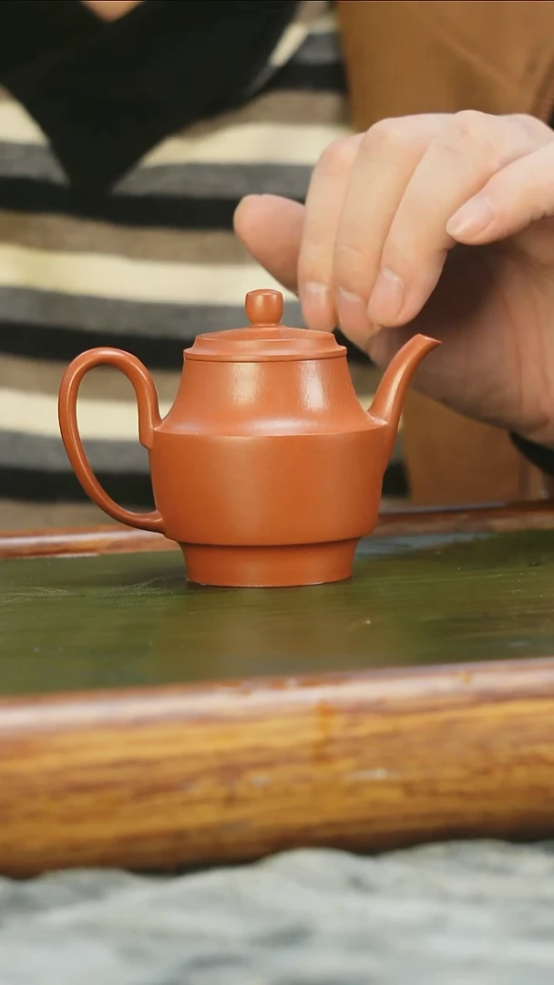 茶壶紫砂小红泥折角宫灯