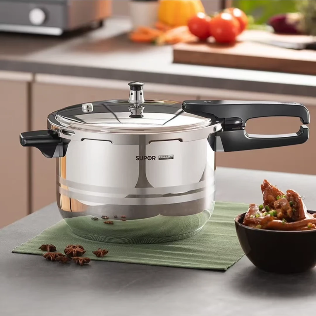 （主播福利）苏泊尔好帮手5.2l不锈钢压力锅/YS22ED/YW22AA1/4（K84）
