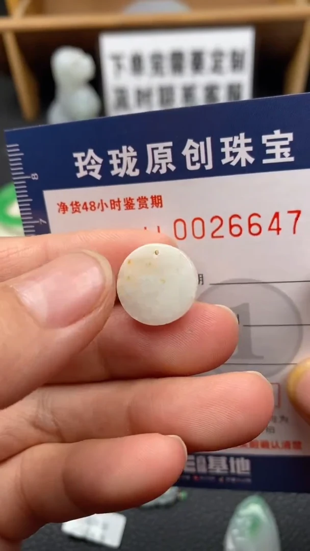 【闪购商品】翡翠颈饰未镶嵌翡翠净货26647