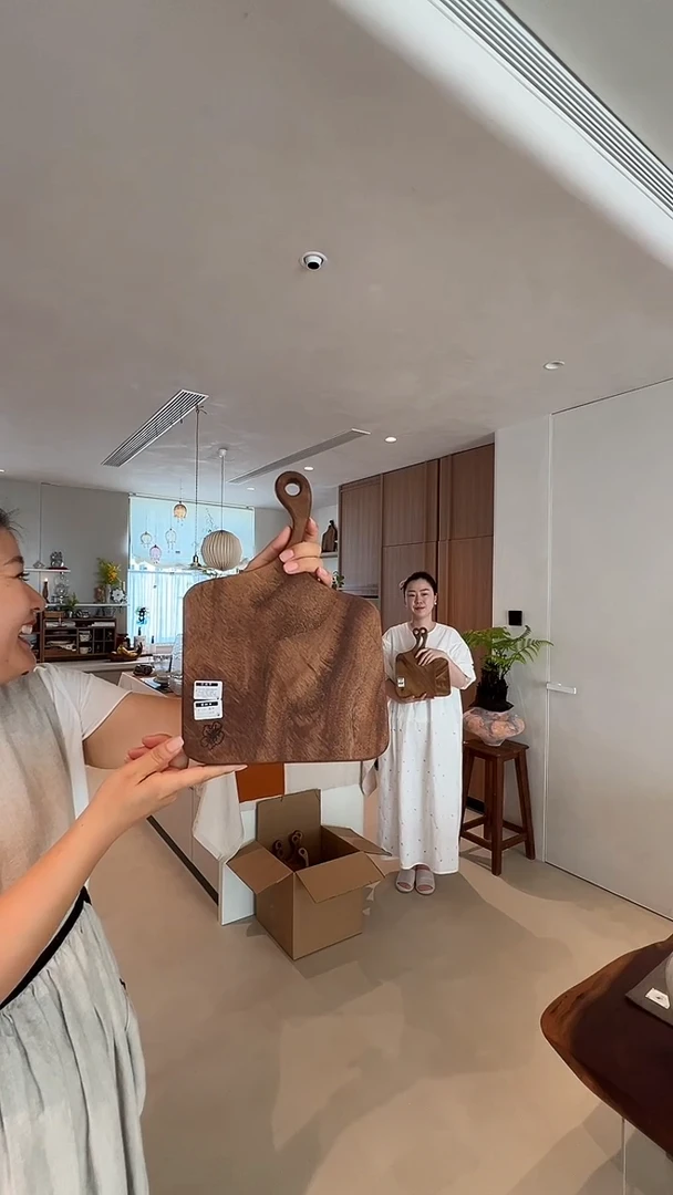 茶道摆件0000雨木菜板小号  随机发货 福利