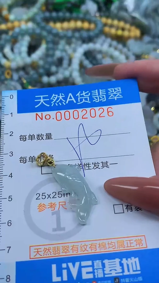 颈饰未镶嵌翡翠净货挂件-2026