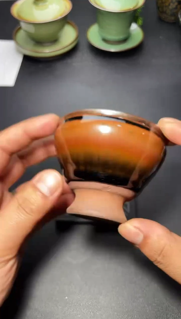茶盏22叶紫建盏