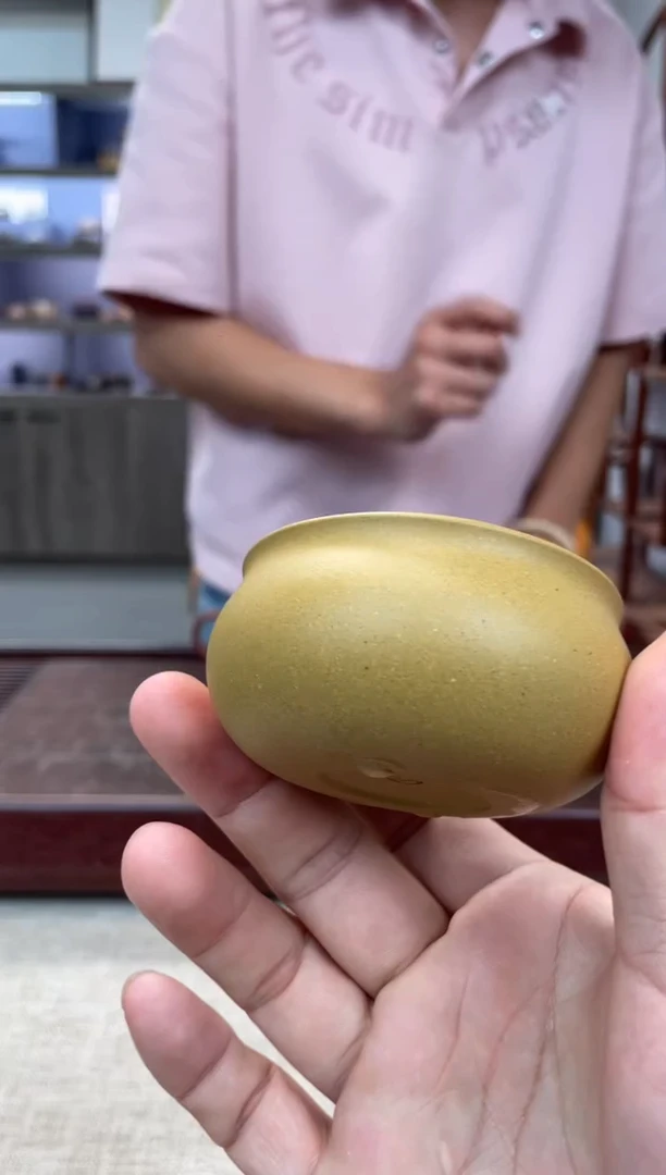 茶壶紫砂黄金段 普洱杯