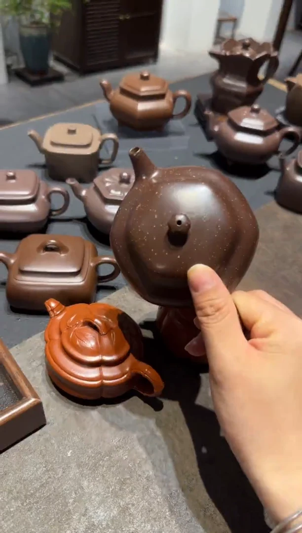 【闪购商品】紫砂茶壶六方静乐 铺砂