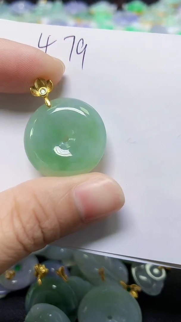 翡翠未镶嵌颈饰天然自然緬甸A貨翡翠