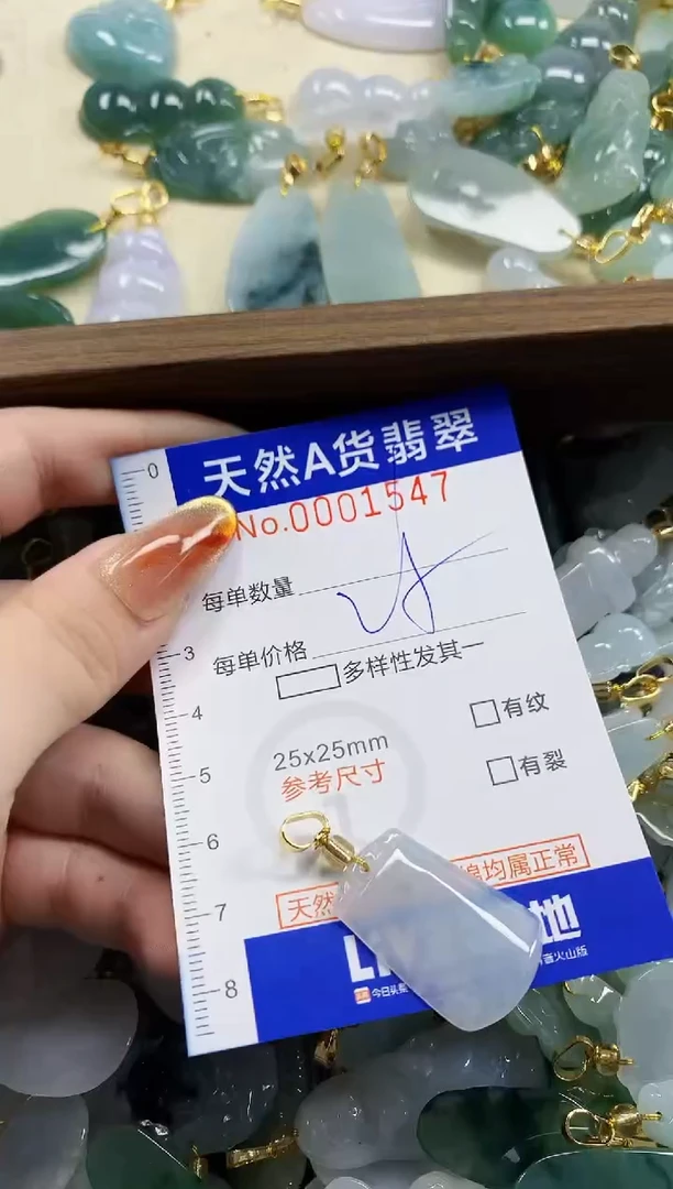颈饰未镶嵌翡翠天然A货翡翠