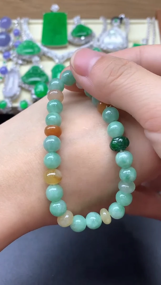 未镶嵌手链翡翠156-中国好珍宝