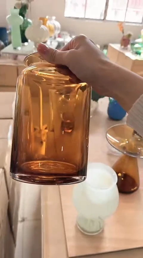 【闪购商品】玻璃琥珀小罐子