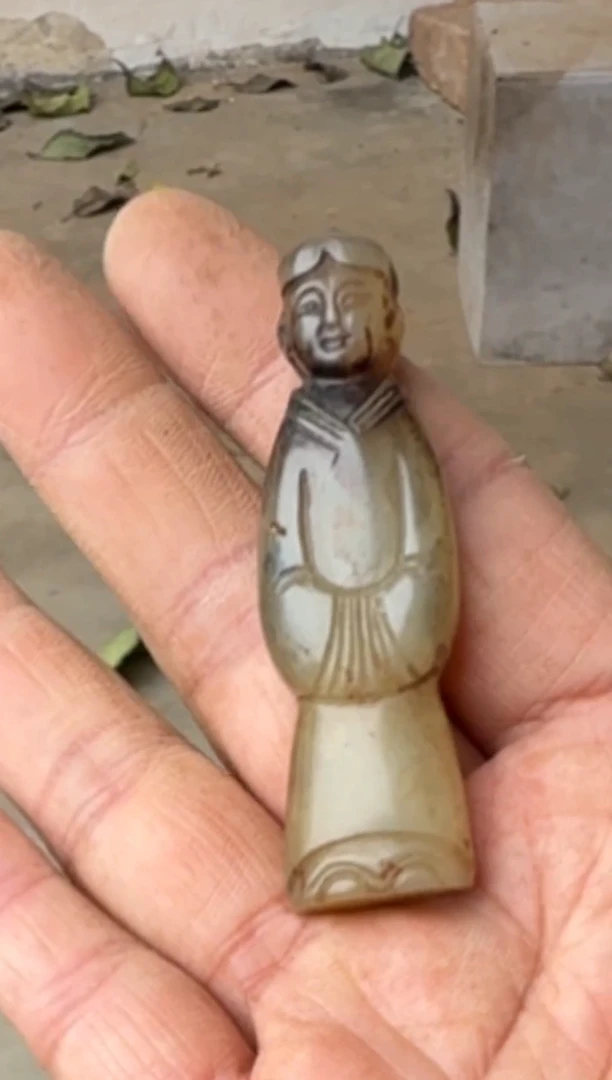 未镶嵌岫岩河磨玉（透闪石质玉）挂件玉器555555