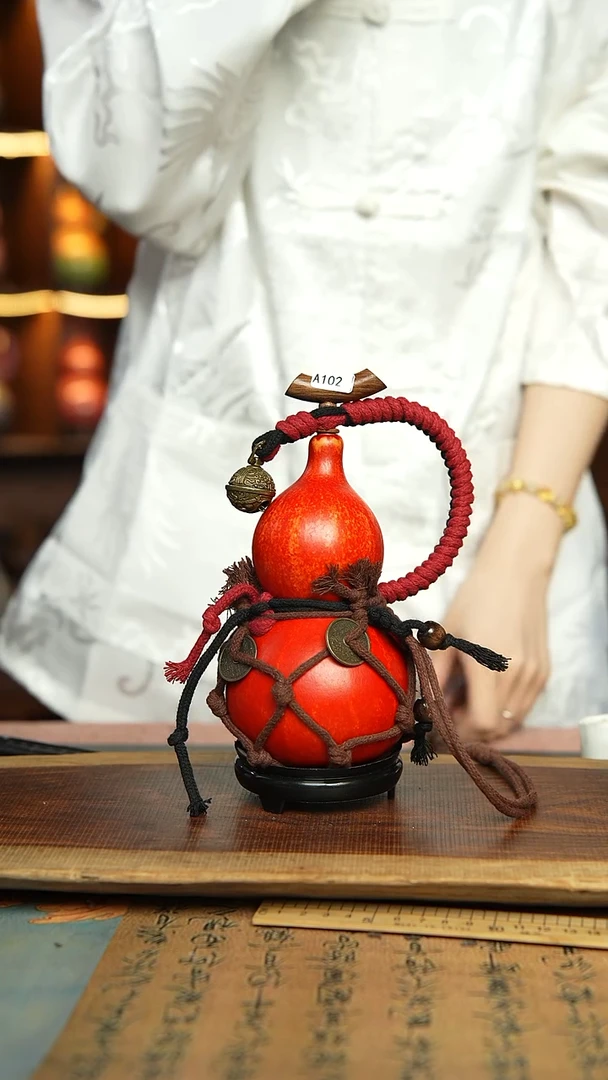 102号精品大漆酒葫芦防腐防渗装水茶酒