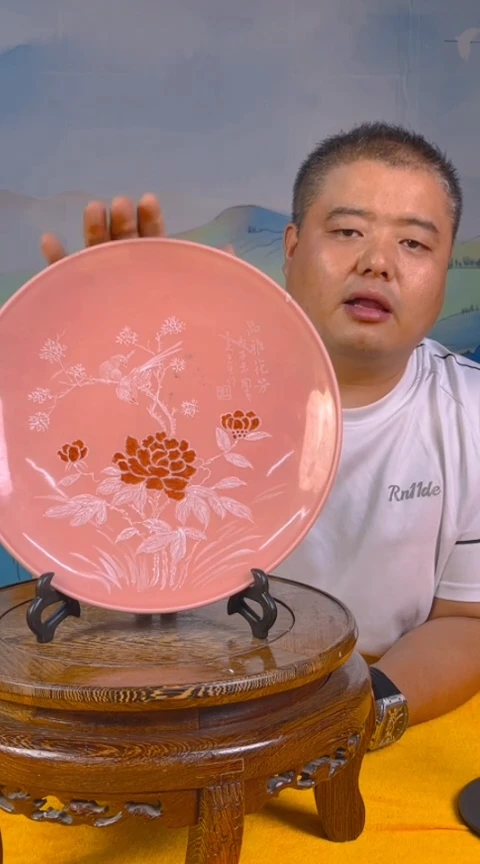 摆件景德镇陶瓷青花摆件93