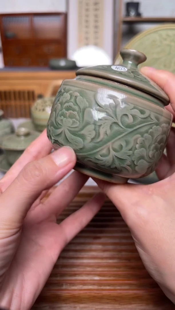 瓷器403王晓娜纯手工醒茶罐