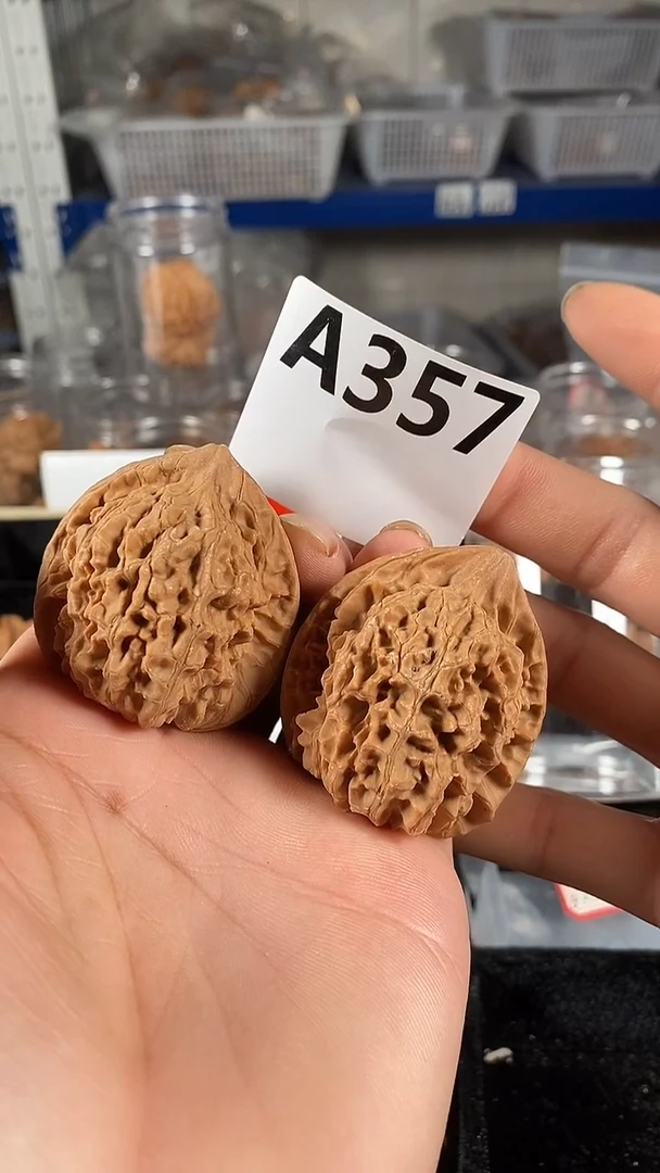 把件文玩核桃44麒麟纹官帽