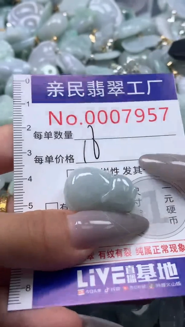 颈饰未镶嵌翡翠7957