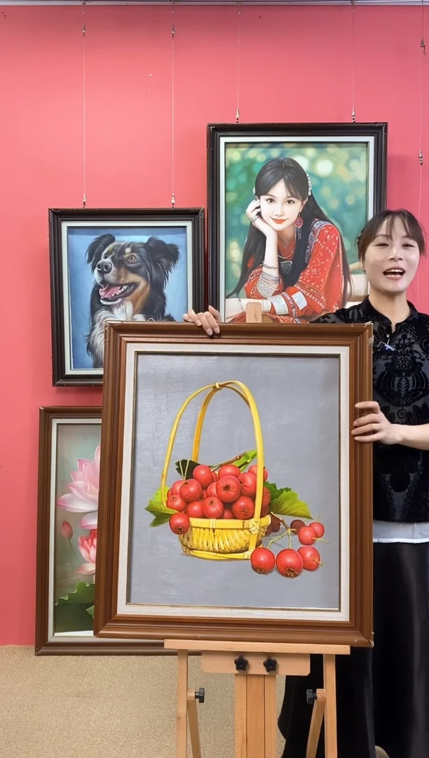 油画天***画尺寸50*60画芯（不含框）
