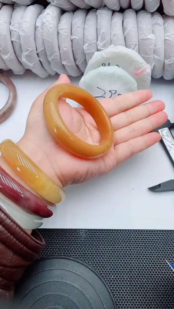 未镶嵌手镯石英质玉12-58-59