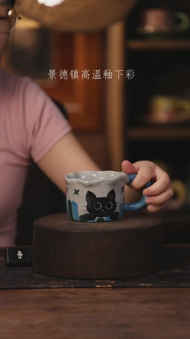 陶瓷景德镇高温釉下手绘陶瓷167