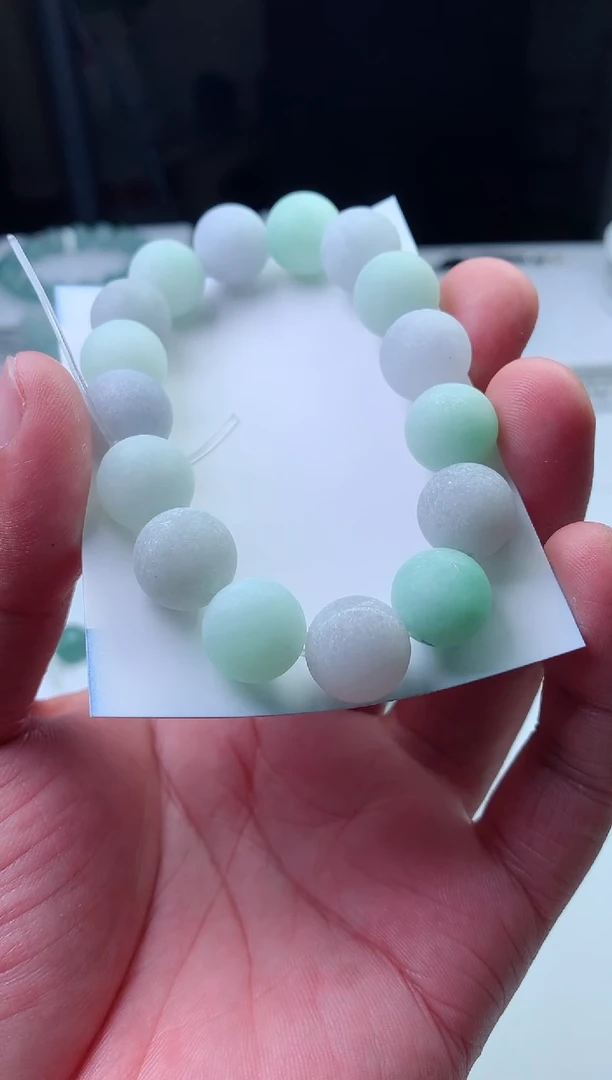 未镶嵌定制翡翠蒋*珠子12
