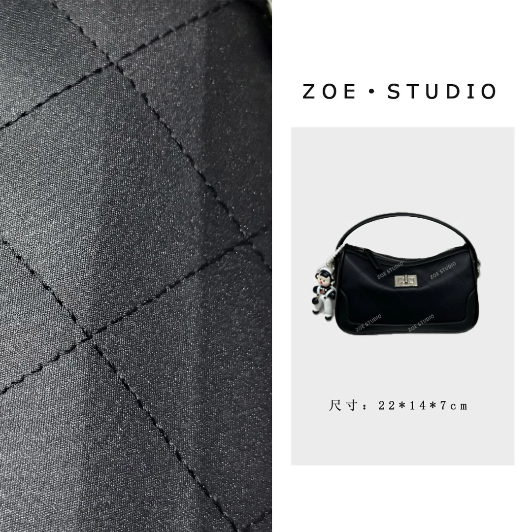 【佐伊甄选】ZT-D7166-科技黑时尚简约通勤休闲百搭腋下斜挎包包