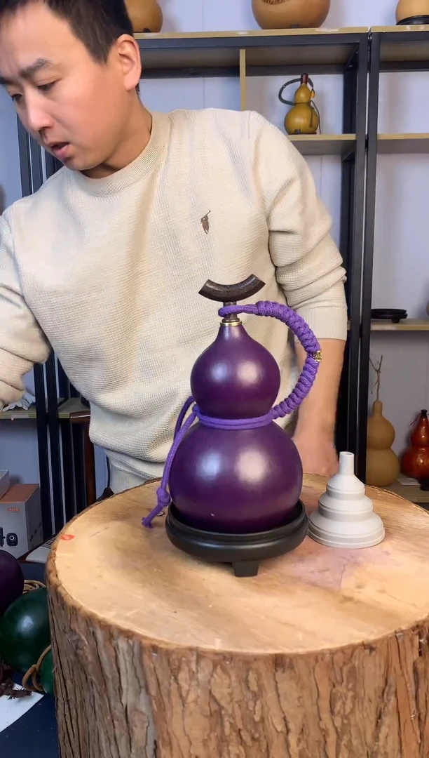 天然大漆酒葫芦 可装热水