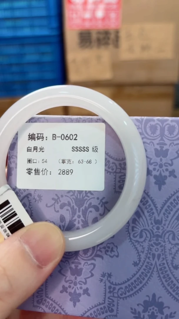 未镶嵌手镯石英质玉B-0602