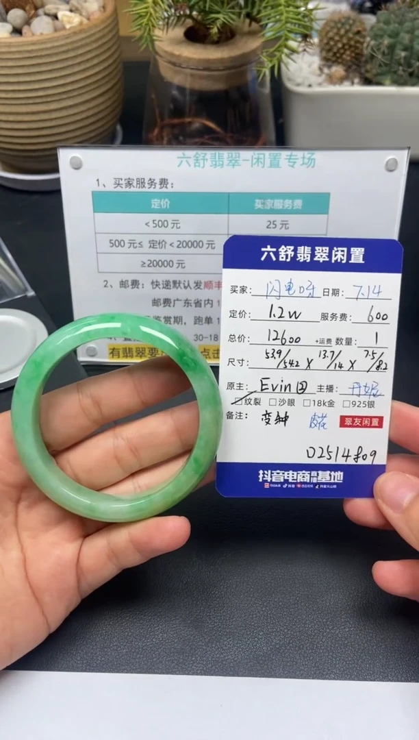 翡翠手镯未镶嵌?***呀D2514809