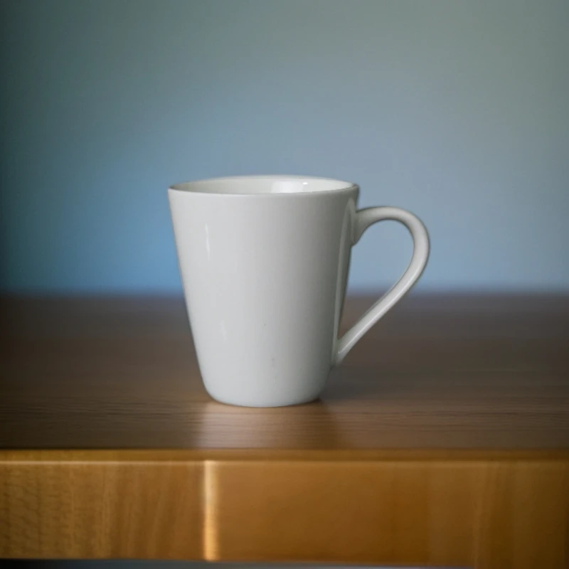 【福袋】折把白色马克杯白瓷意式杯子 2号