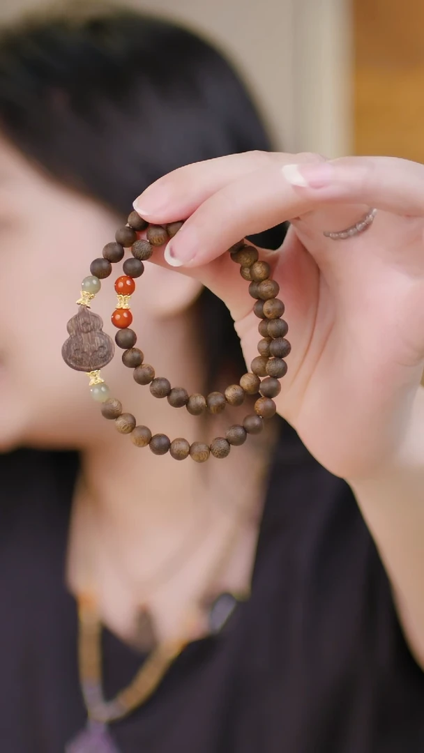 （两圈白奇楠0.6全沉水+福禄）