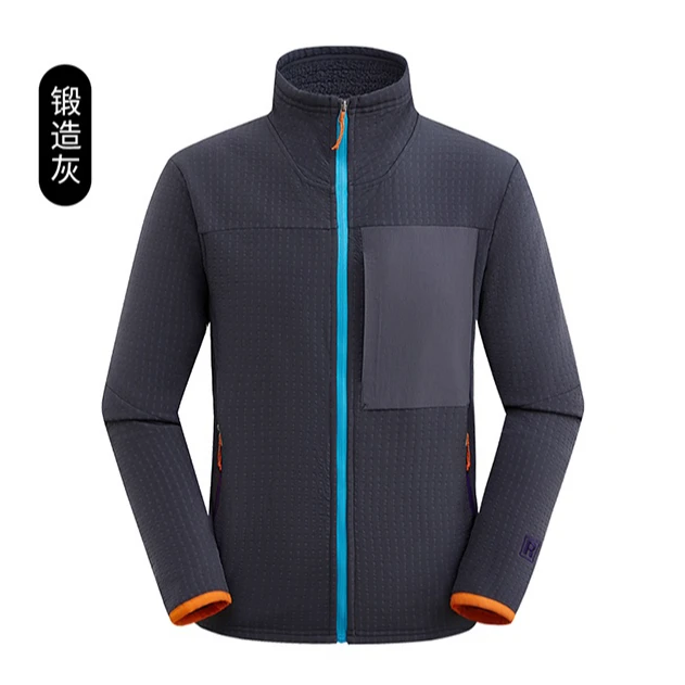 户外平替巴塔防风防水耐磨加厚保暖软壳抓绒衣春秋男立领休闲夹克