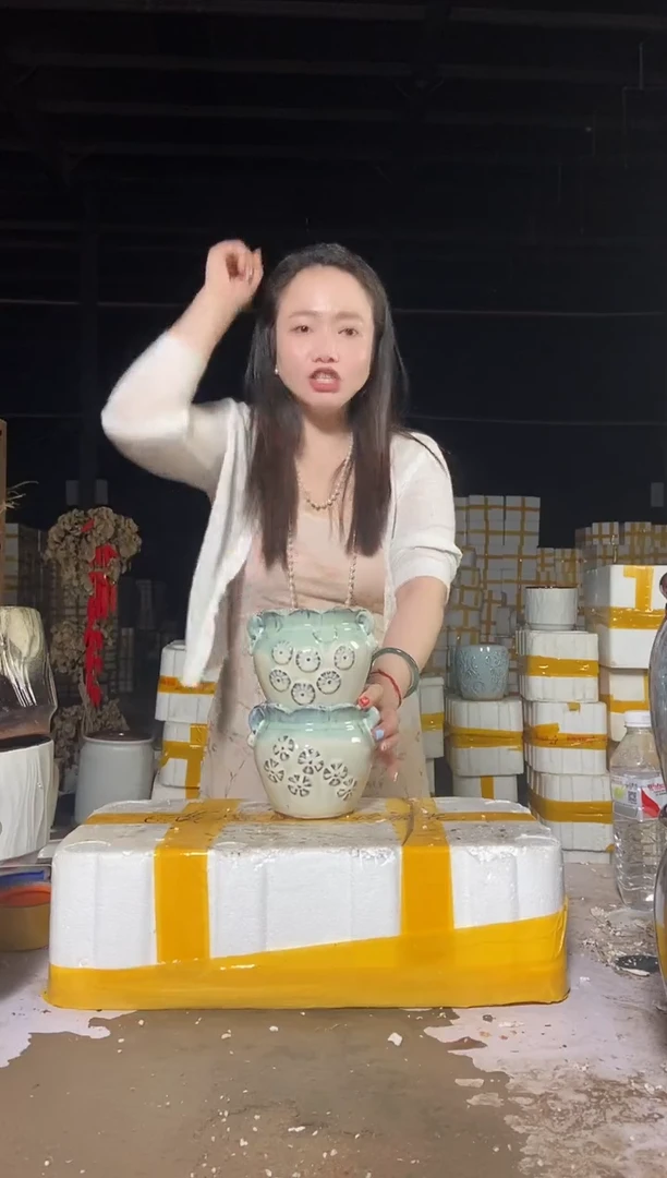 宜兴紫砂粗陶花盆11/12