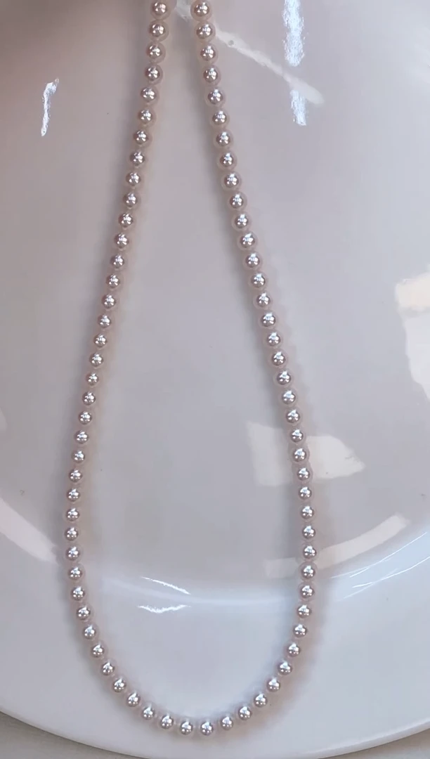 项链14K金镶嵌淡水珍珠4