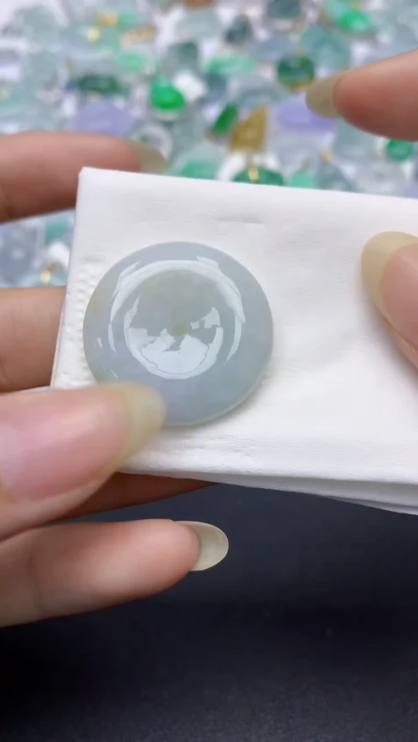 颈饰未镶嵌翡翠天然缅甸a货翡翠百元以上9元证书费自理