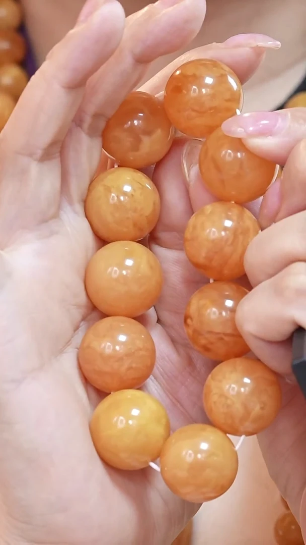 蜜蜡颈饰未镶嵌8357天然蜜蜡珠宝奇石云端妖孽全部保真