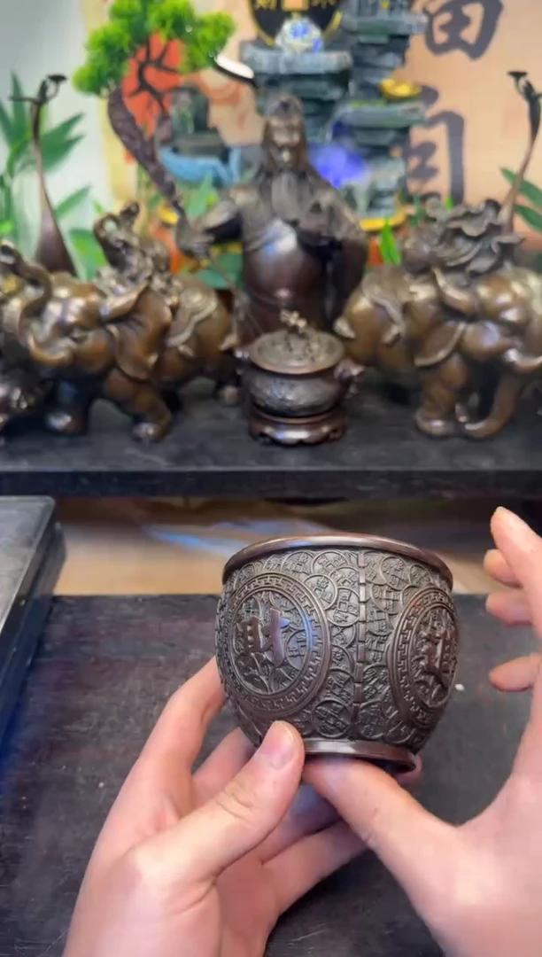 买铜就来旺铜杂货铺！（小米缸）