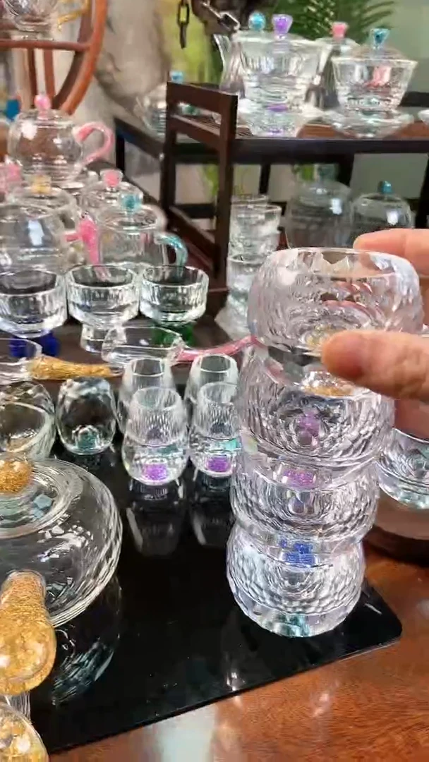 【闪购商品】玺宴新款水晶球形茶碗拍一发四