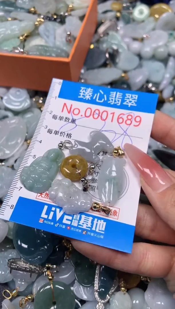 【闪购商品】翡翠颈饰未镶嵌含绳0001689