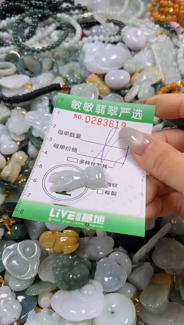 翡翠未镶嵌颈饰闪购0283619