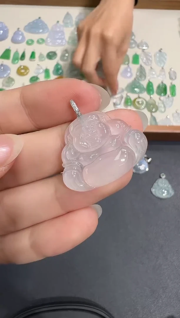 颈饰18K金镶嵌翡翠X0925-1501-151