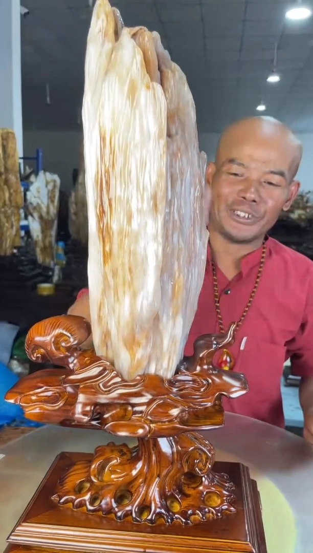 未镶嵌摆件硅化玉33