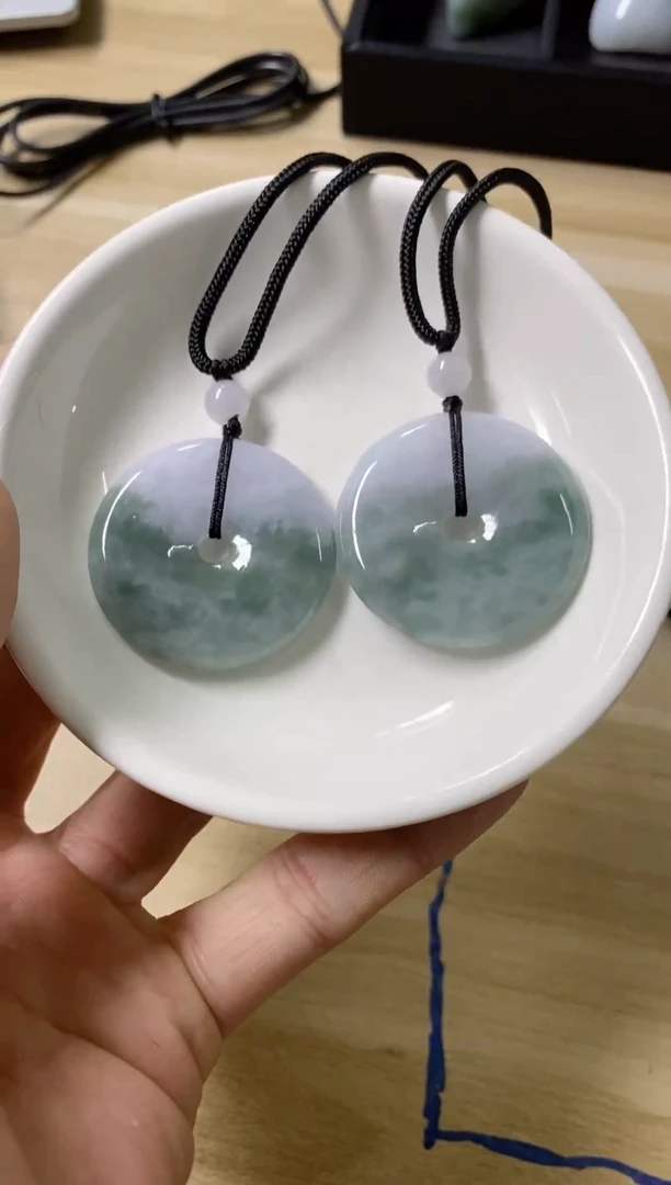【闪购商品】翡翠颈饰未镶嵌天然缅甸翡翠A货平安扣一个