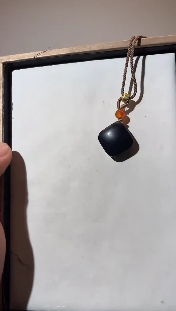 未镶嵌和田玉挂件方糖