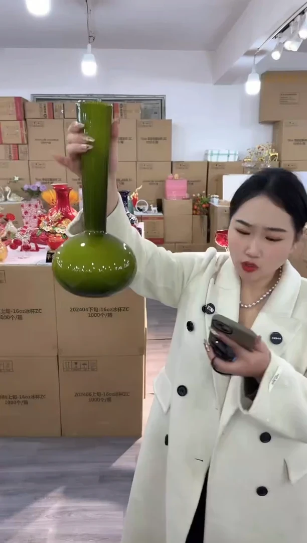 【闪购商品】琉璃昕洋花器C-品21