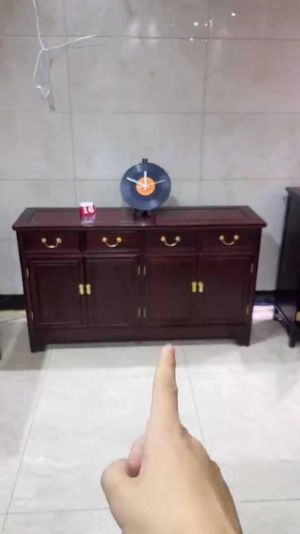 PVC方*黑酸枝餐边柜