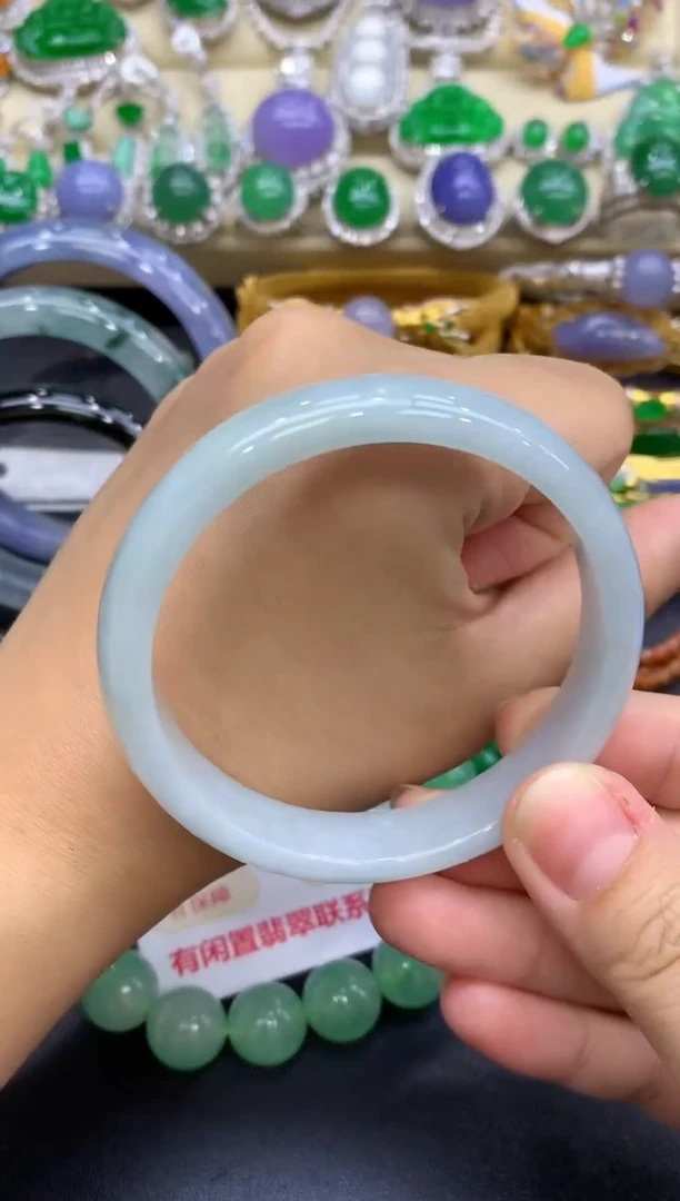 未镶嵌手镯翡翠237-中国好珍宝