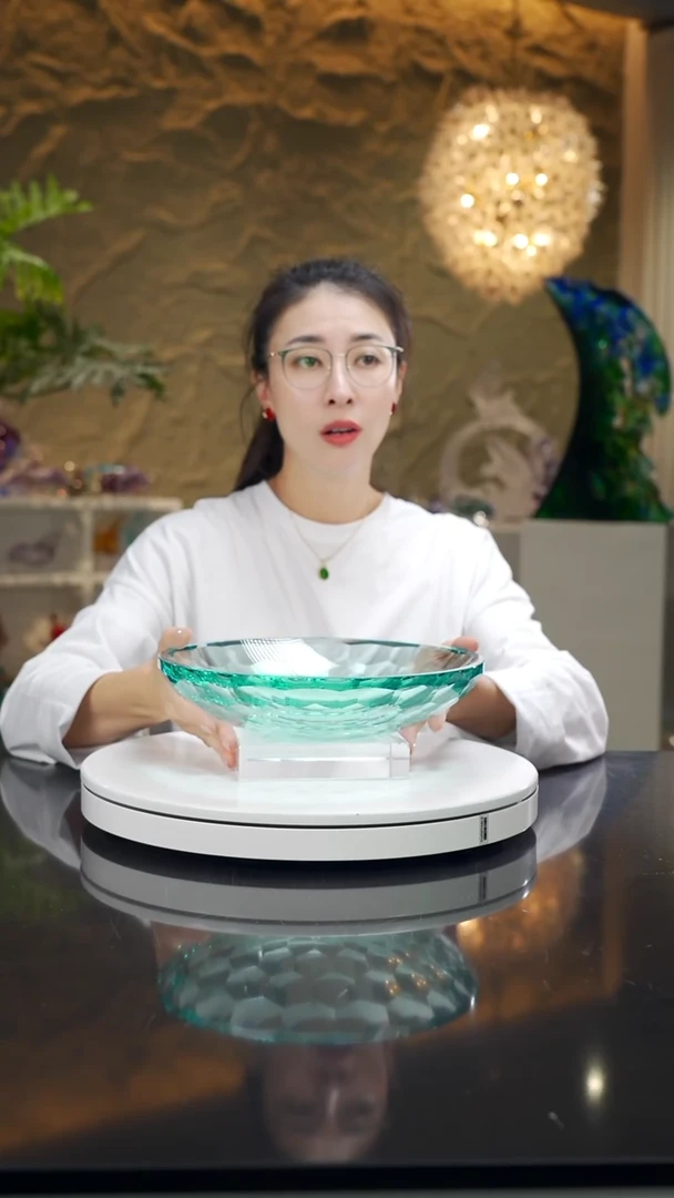 福利湖水蓝切面果碗